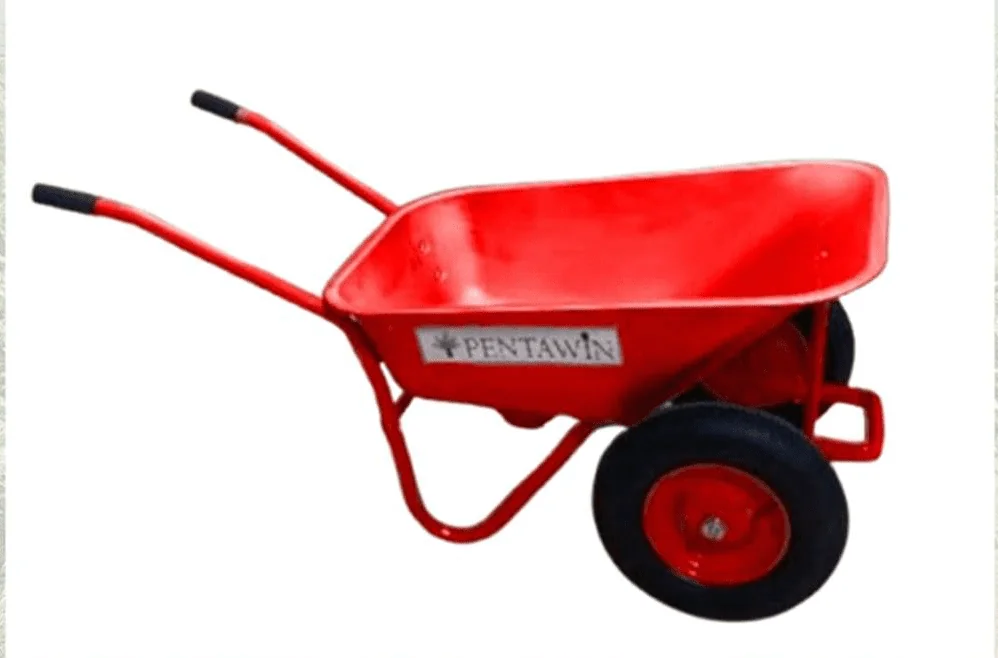Angkong Roda Standar Bak Besi Dua Roda / Two Wheeled Wheelbarrow (Standard)
